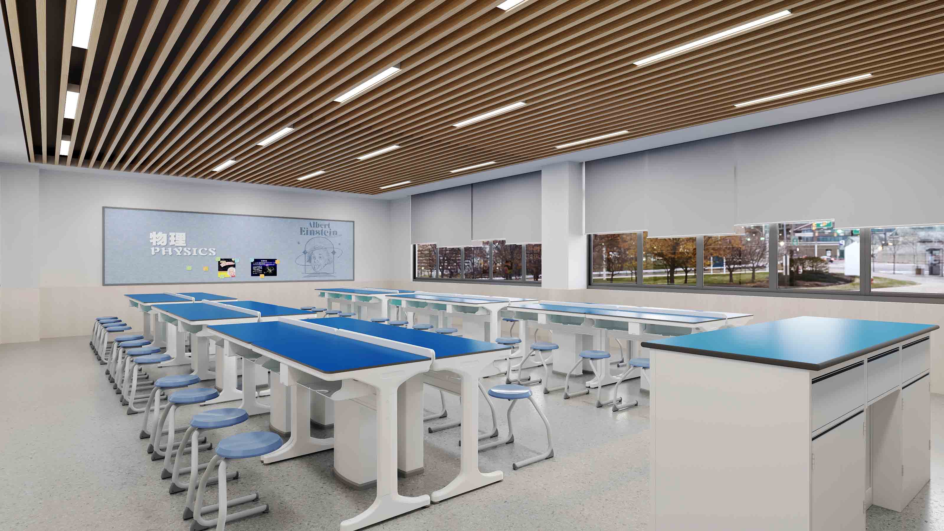 物理奥赛实验室装修设计